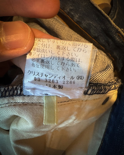 DIOR HOMME SS2007 LUSTER WAXED DENIM