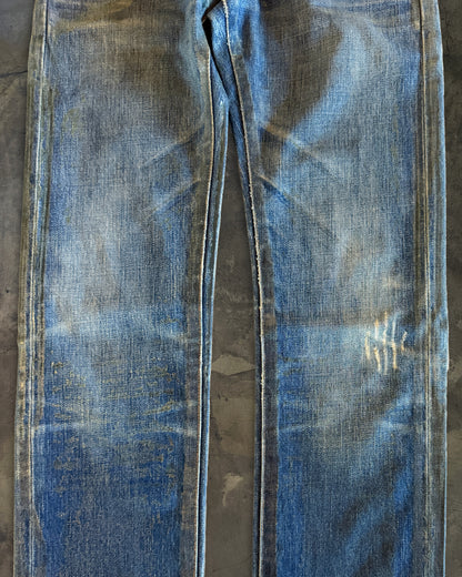 DIOR HOMME SS2007 LUSTER WAXED DENIM