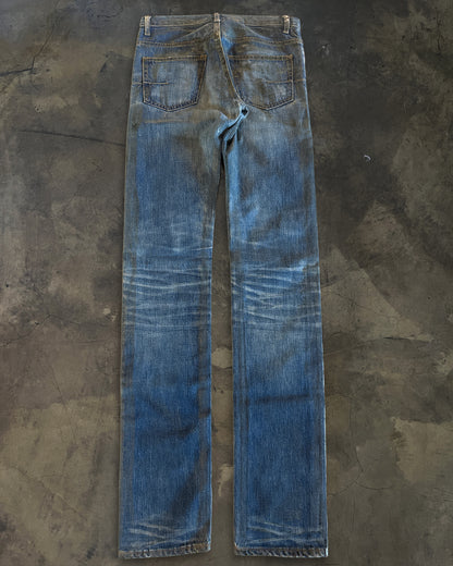 DIOR HOMME SS2007 LUSTER WAXED DENIM