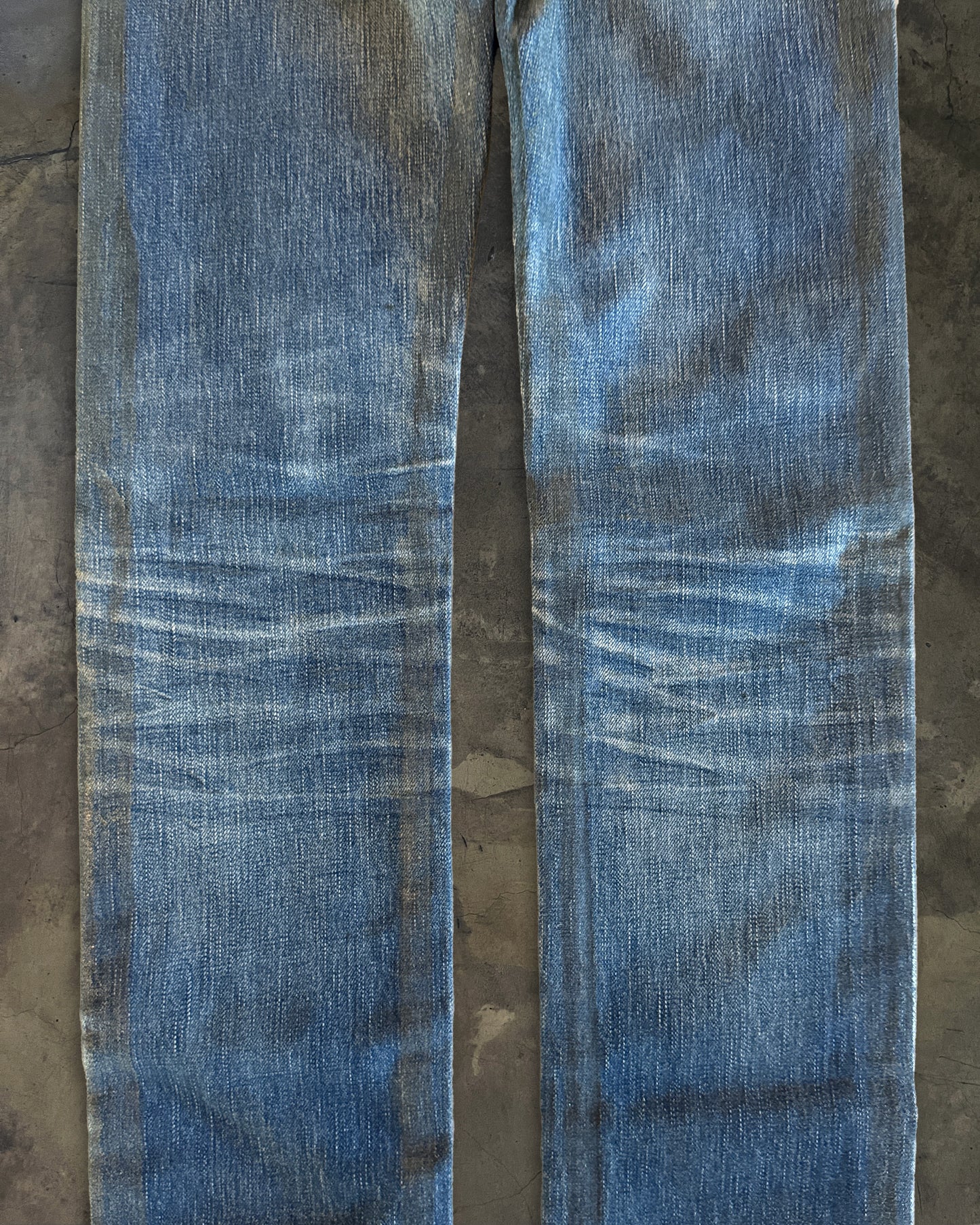 DIOR HOMME SS2007 LUSTER WAXED DENIM