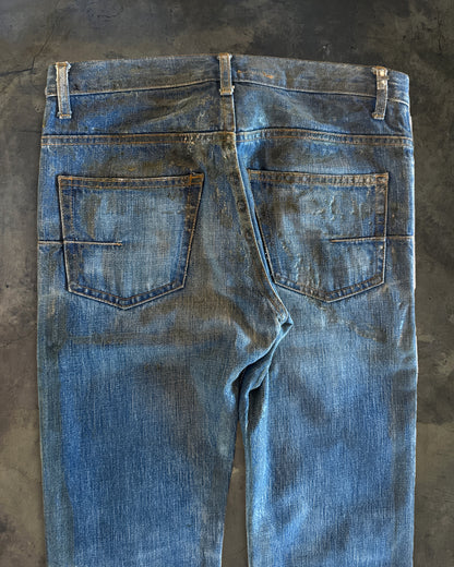 DIOR HOMME SS2007 LUSTER WAXED DENIM