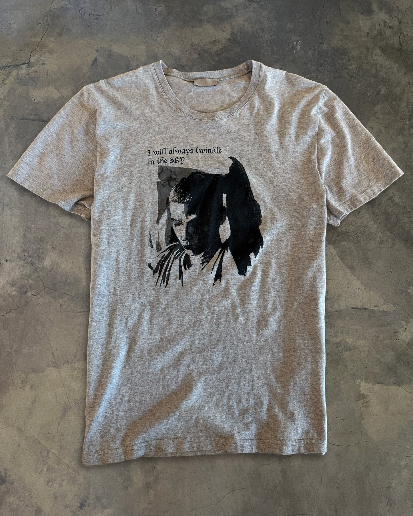 DIOR HOMME FW2006 "I ALWAYS TWINKLE IN THE SKY" TEE