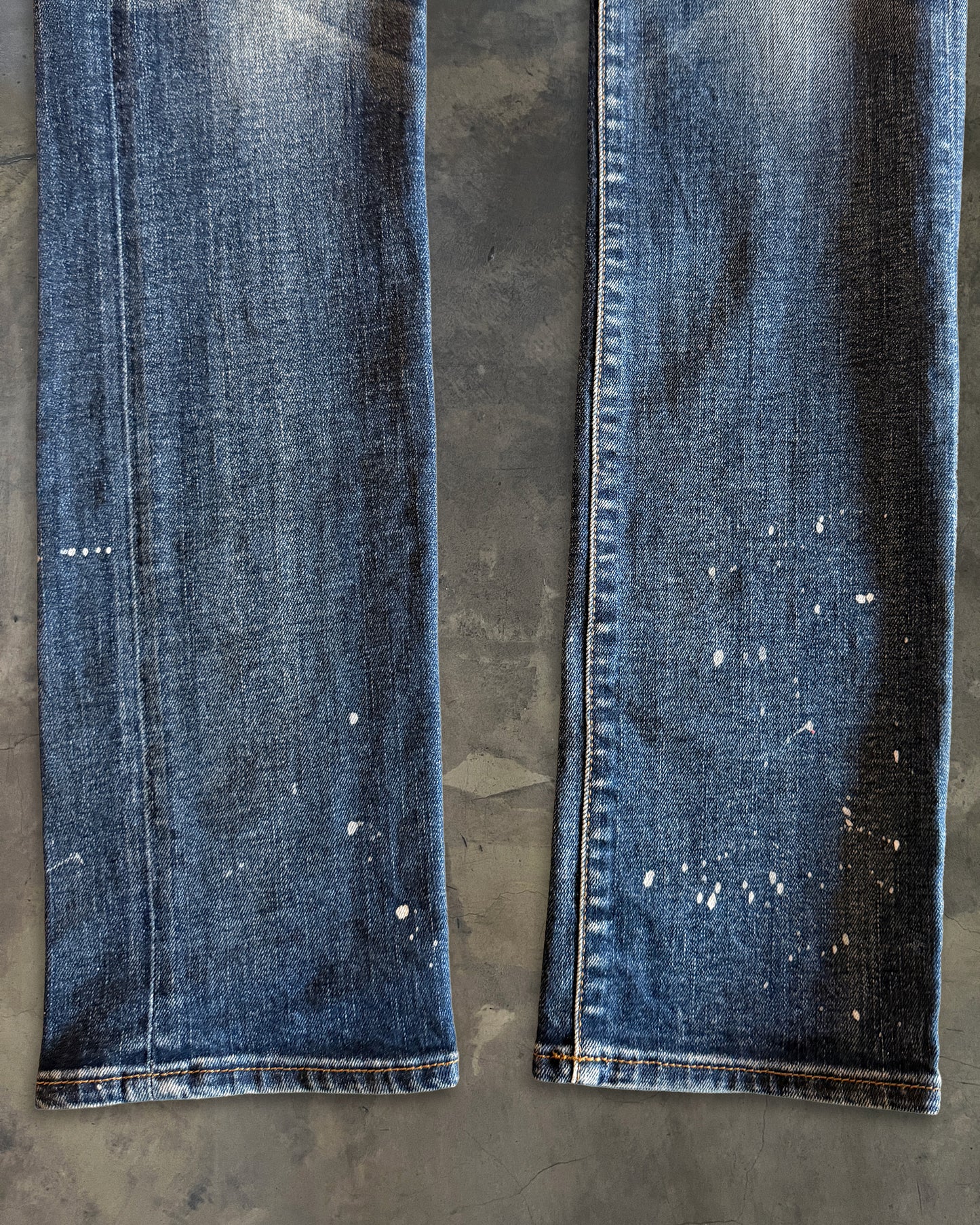 DIOR HOMME SS2008 "INK ME" PAINT SPLATTER DENIM