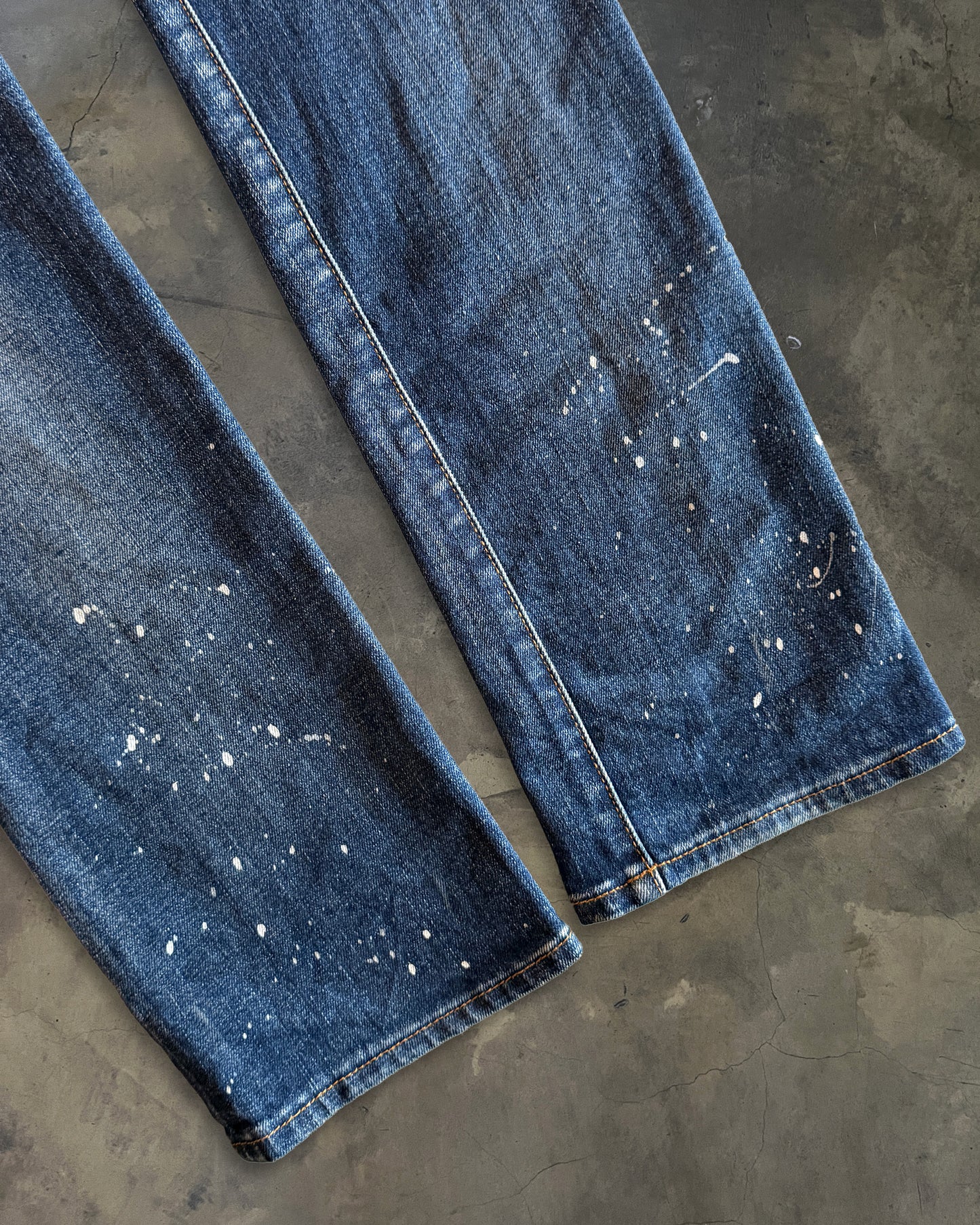 DIOR HOMME SS2008 "INK ME" PAINT SPLATTER DENIM