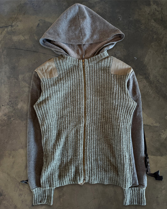 DOLCE GABBANA AW2003 HYBRID MILITARY HOODIE