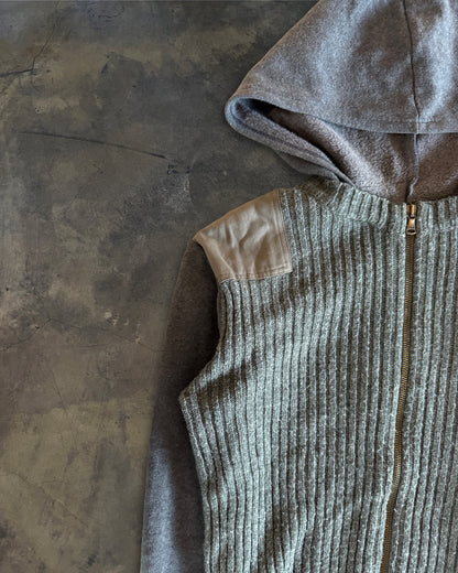 DOLCE GABBANA AW2003 HYBRID MILITARY HOODIE