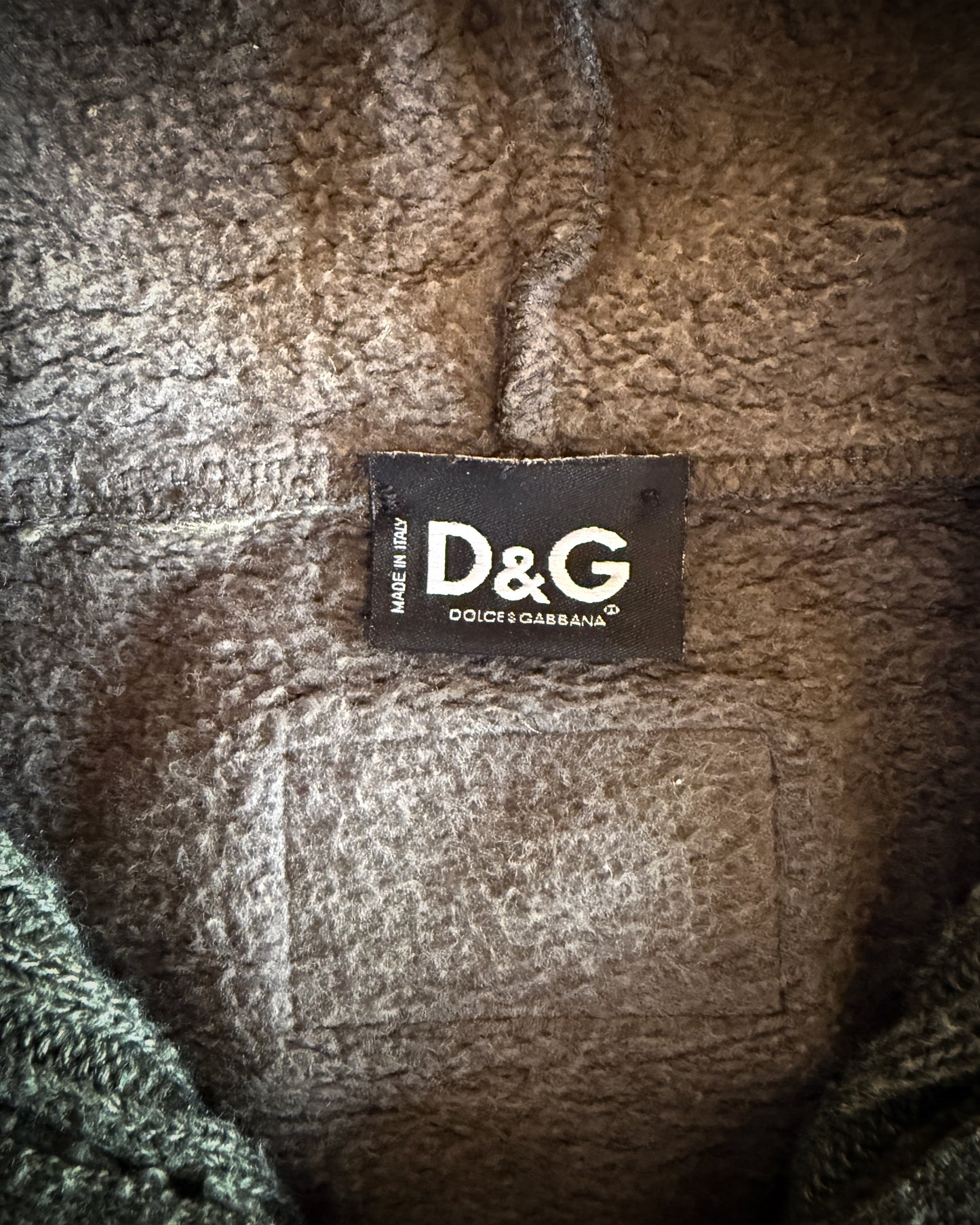 DOLCE GABBANA AW2003 HYBRID MILITARY HOODIE