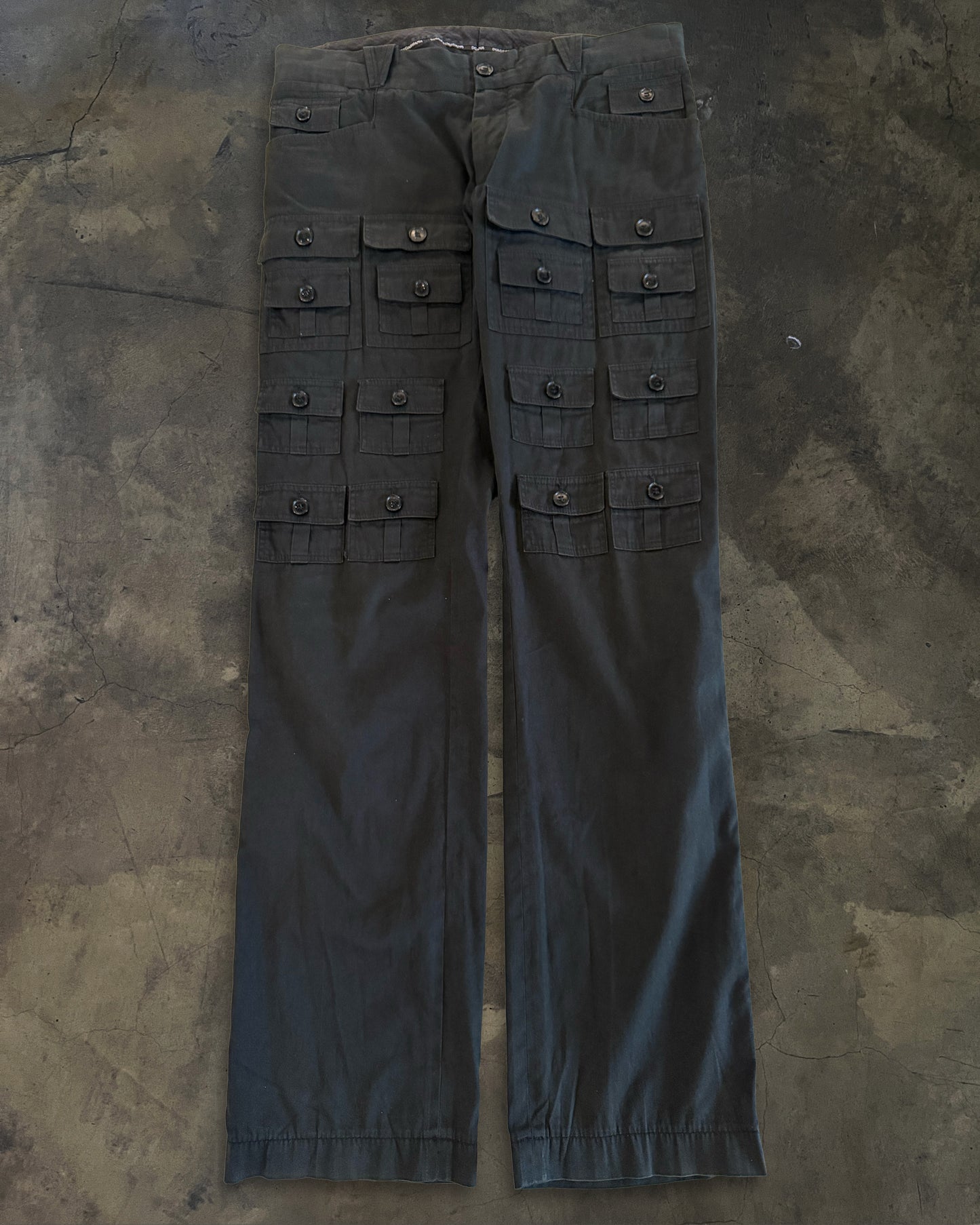 DOLCE GABBANA SS2008 RUNWAY MULTI POCKET CARGO