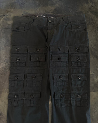 DOLCE GABBANA SS2008 RUNWAY MULTI POCKET CARGO