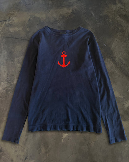 DRIES VAN NOTEN ANCHOR LONG SLEEVE TEE
