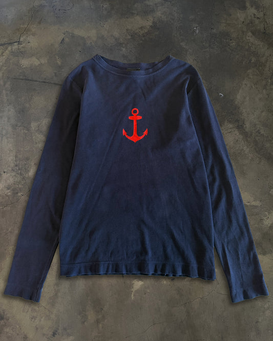 DRIES VAN NOTEN ANCHOR LONG SLEEVE TEE