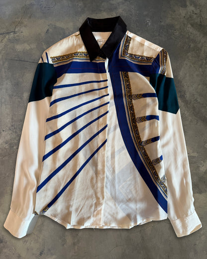 DRIES VAN NOTEN FW2012 RUNWAY ABSTRACT SHIRT