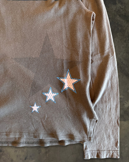 DRIES VAN NOTEN STAR MOTIF LONG SLEEVE TEE