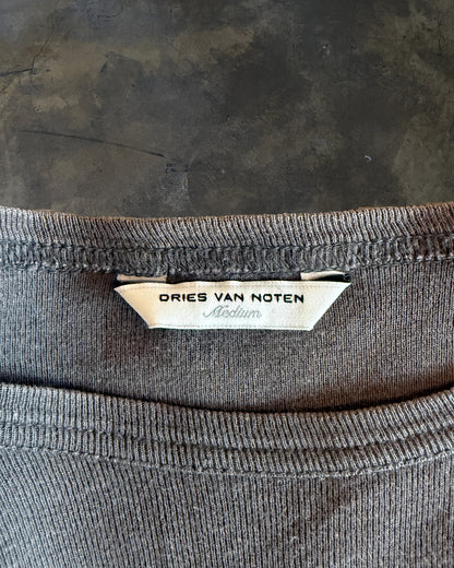 DRIES VAN NOTEN STAR MOTIF LONG SLEEVE TEE