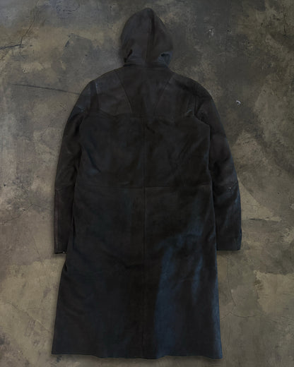 NUMBER (N)INE SS2006 RUNWAY FULL ZIP SHEEP SUEDE PARKA