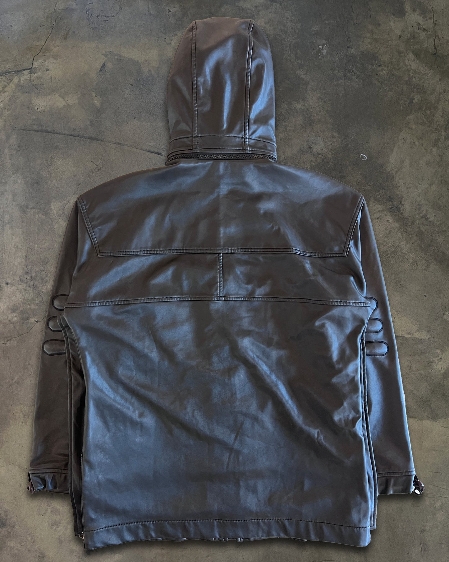 EMPORIO ARMANI LEATHER PARKA