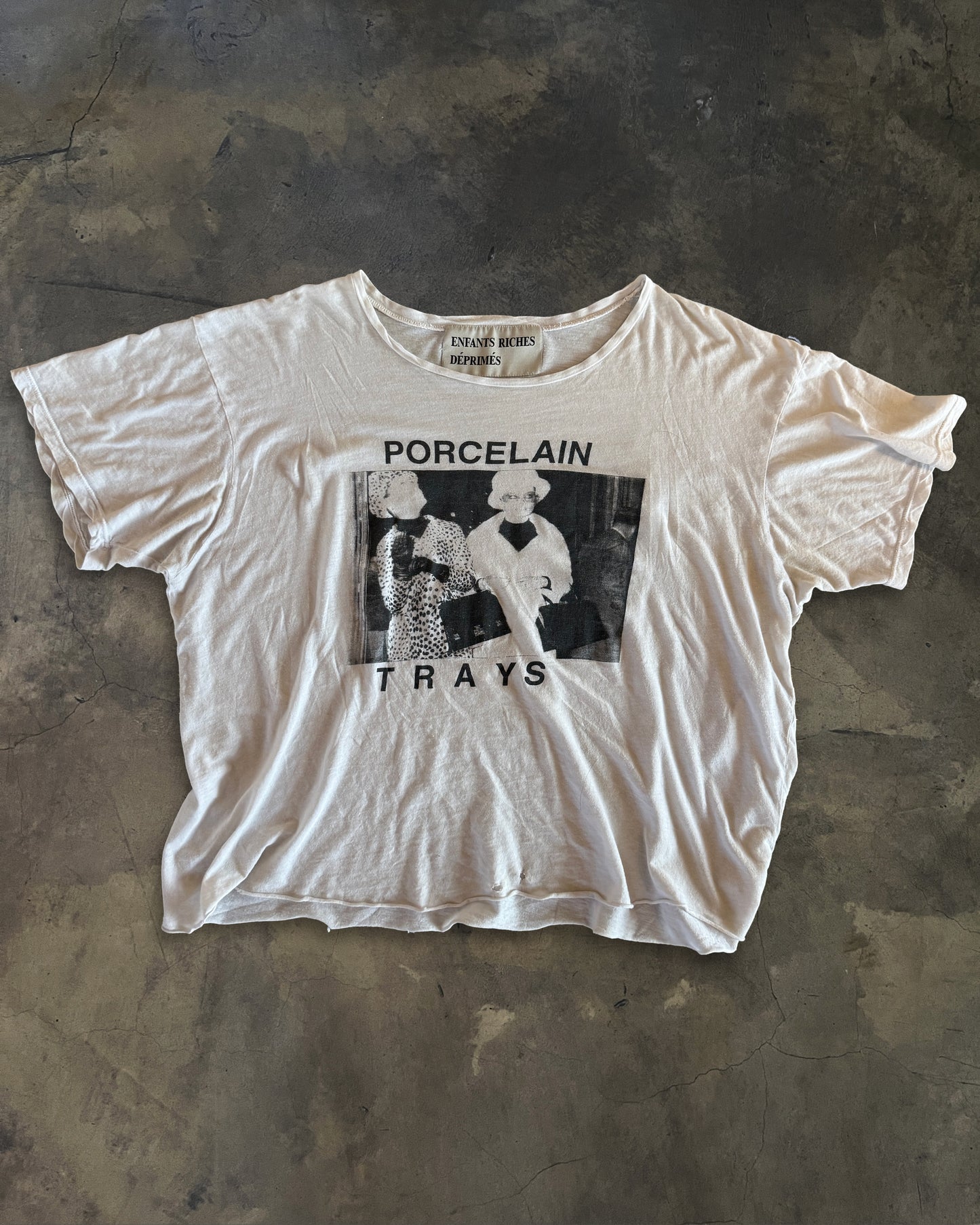 ENFANTS RICHES DEPRIMES 2017 "PORCELAIN TRAYS" TEE