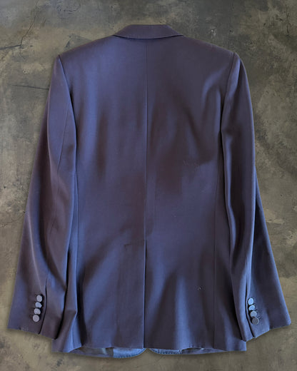 SAINT LAURENT FW2015 BLUE BLAZER