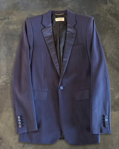 SAINT LAURENT FW2015 BLUE BLAZER