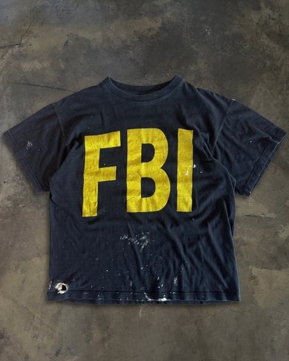 VINTAGE THRASHED FBI TEE