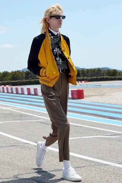 CELINE SS2021 RUNWAY PALM TREE BUTTON UP