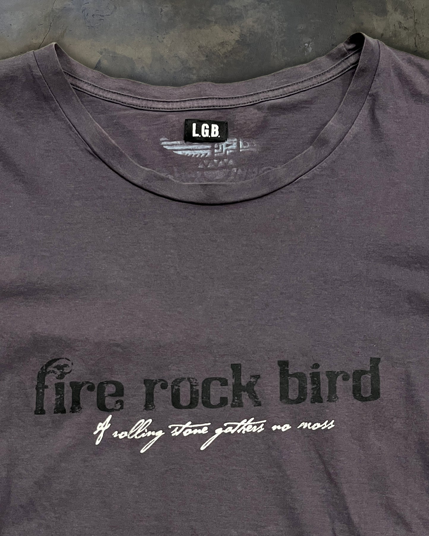 L.G.B. "FIRE ROCK BIRD" TEE