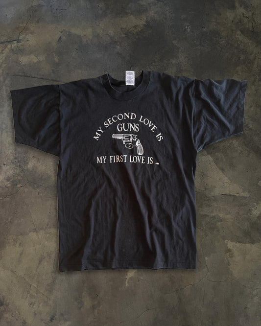90's MY SECOND LOVE IS GUNS TEE
