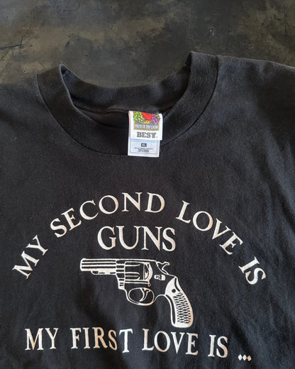 90's MY SECOND LOVE IS GUNS TEE