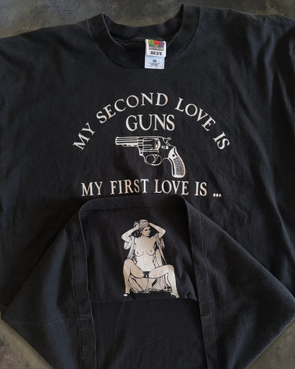 90's MY SECOND LOVE IS GUNS TEE