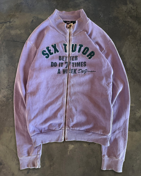 DOLCE GABBANA "SEX TUTOR" ZIP-UP TUTOR