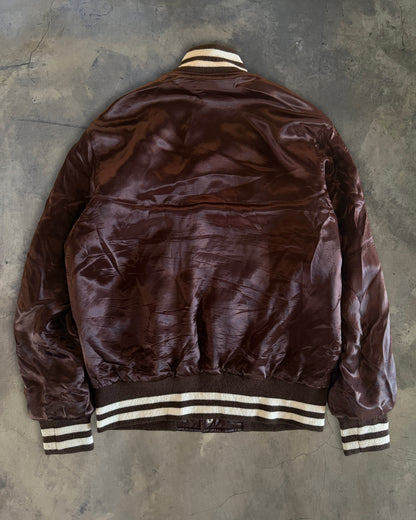 GENERAL RESEARCH FW2001 RAYON SATIN BASEBALL JACKET