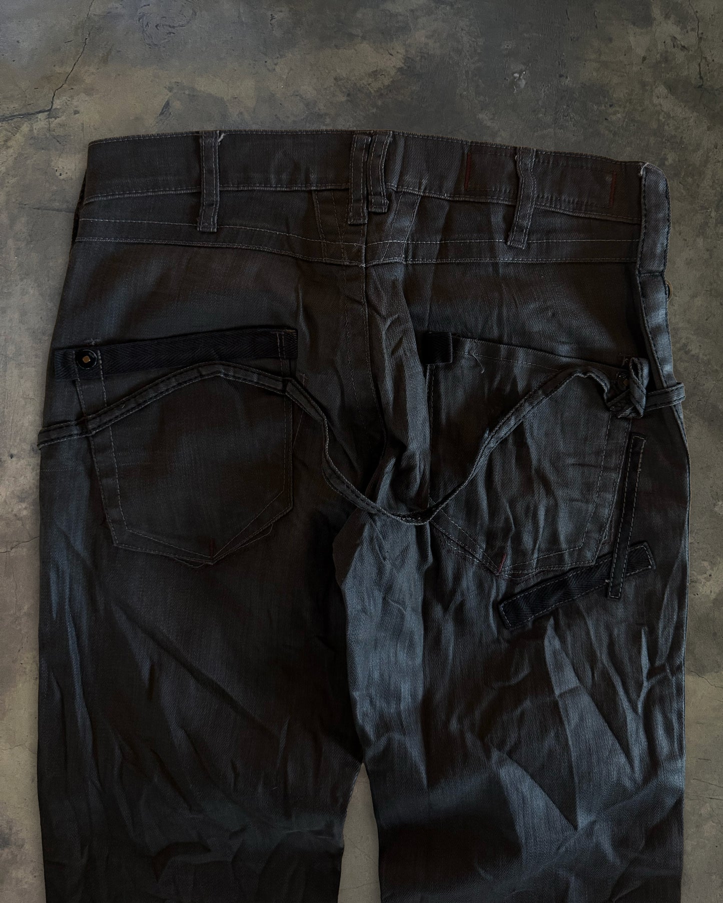 MARITHÉ FRANÇOIS GIRBAUD WAXED DENIM