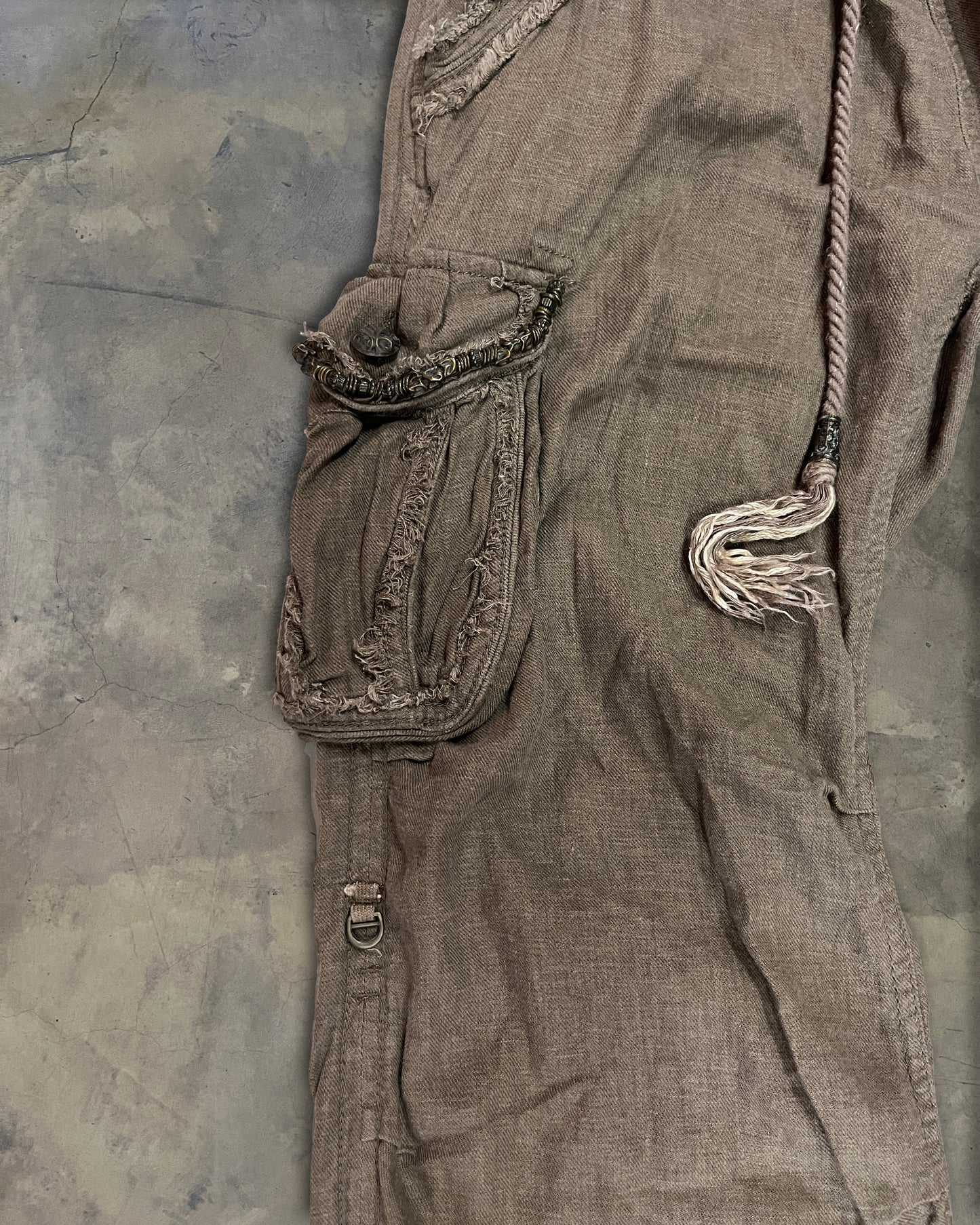 G.O.A CARGO PANTS WITH BRASS HARDWARE