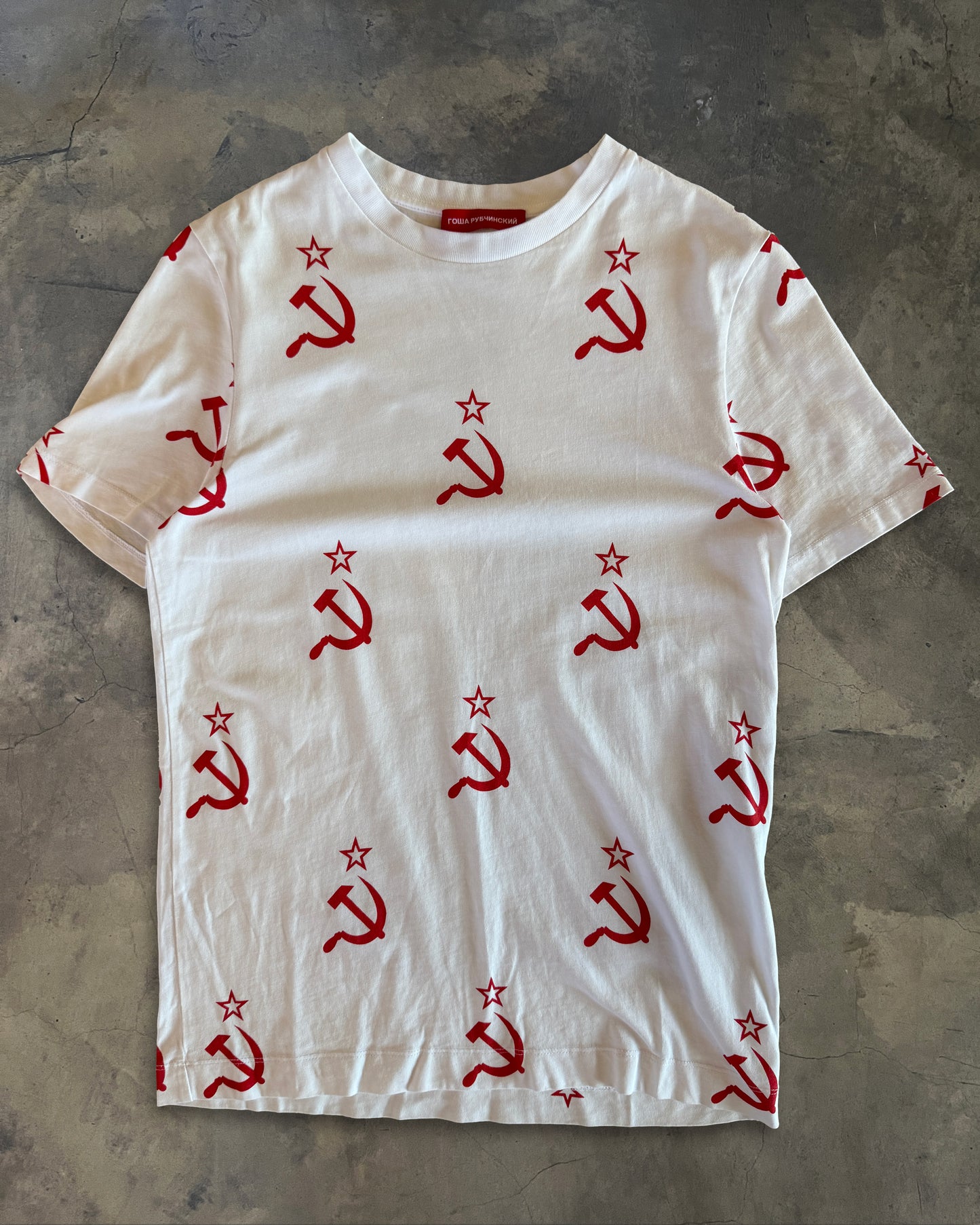 GOSHA RUBCHINSKIY HAMMER AND SICKLE TEE