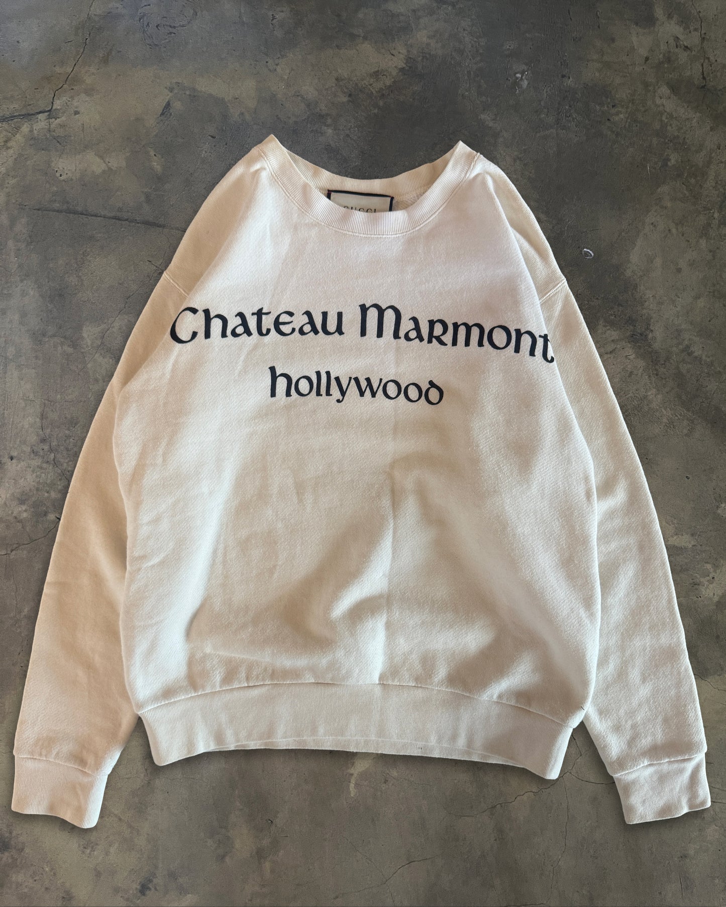 GUCCI CRUISE 2019 CHATEAU MARMONT HOLLYWOOD SWEATER