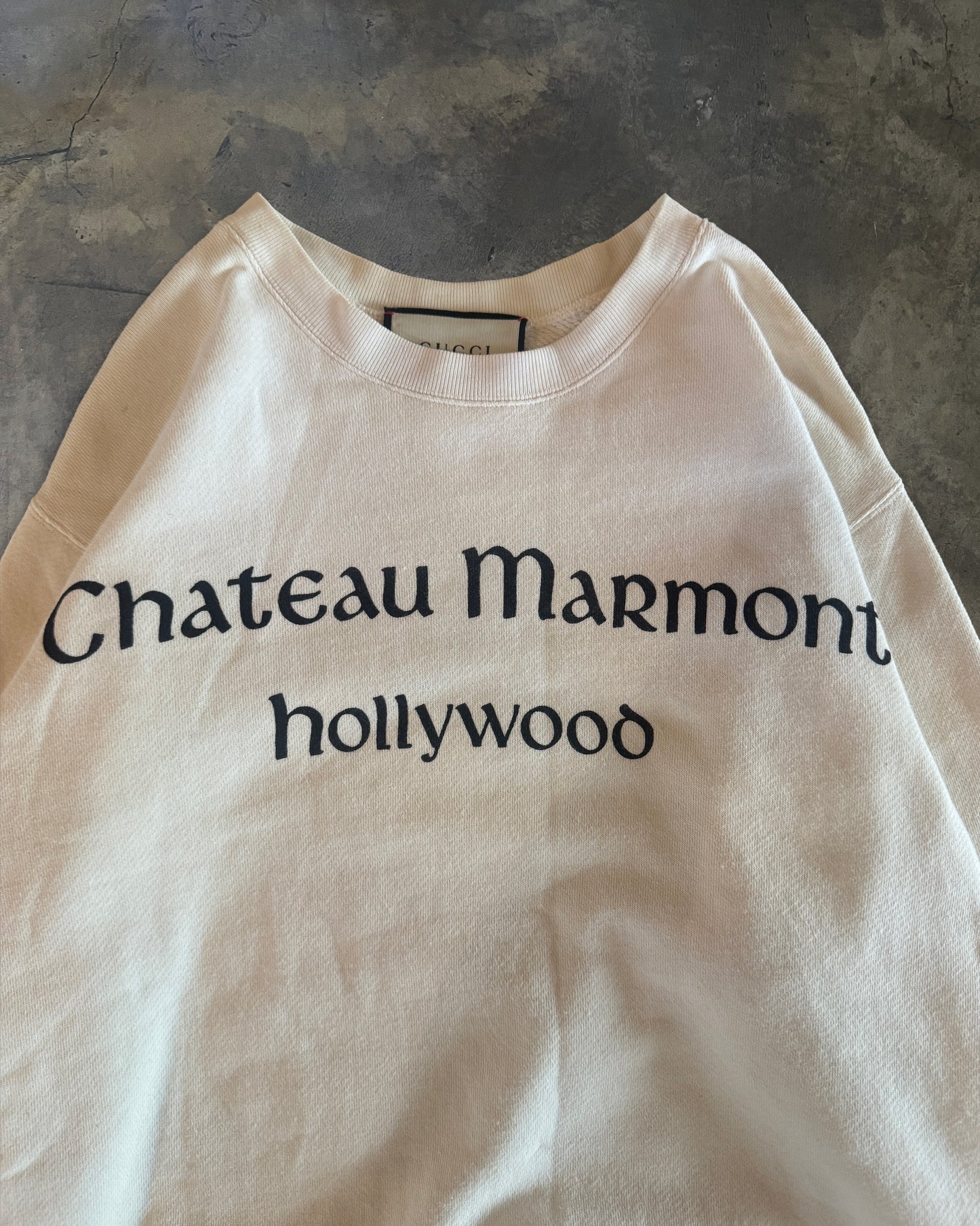 GUCCI CRUISE 2019 CHATEAU MARMONT HOLLYWOOD SWEATER