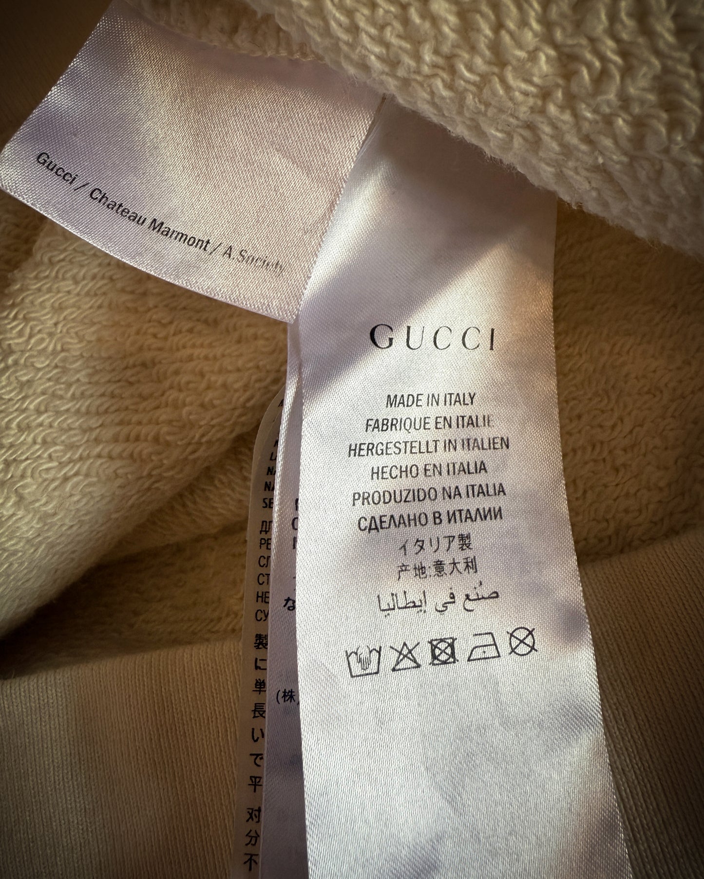 GUCCI CRUISE 2019 CHATEAU MARMONT HOLLYWOOD SWEATER