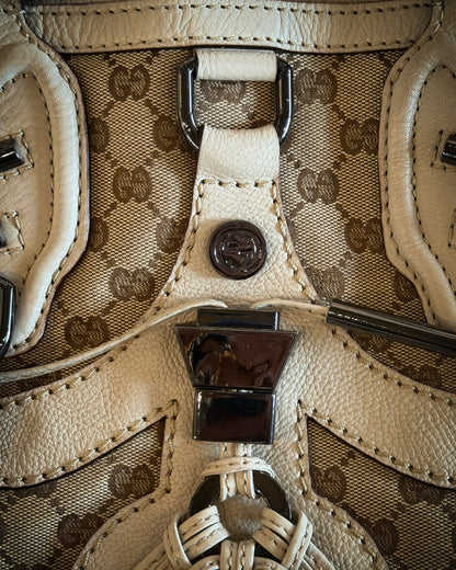 GUCCI SS2010 MONOGRAM TECHNO HORSEBIT TOTE