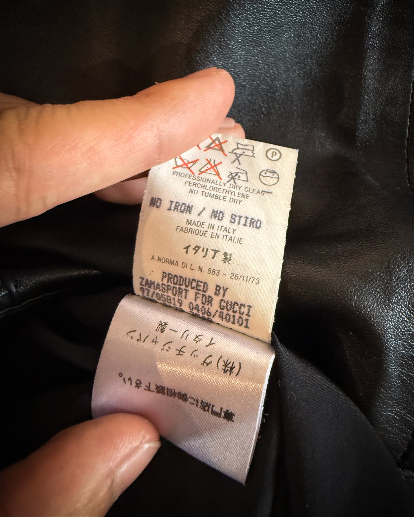 GUCCI TOM FORD FW1996 LEATHER PANTS