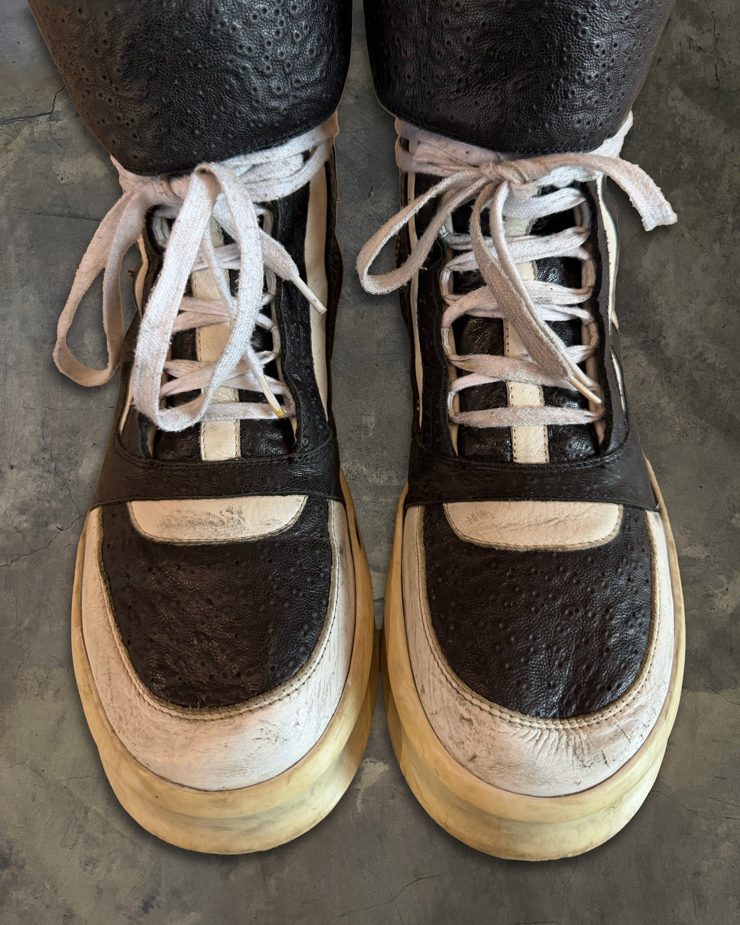 CAMILLA SKOVGAARD OSTRICH LEATHER HIGH TOPS