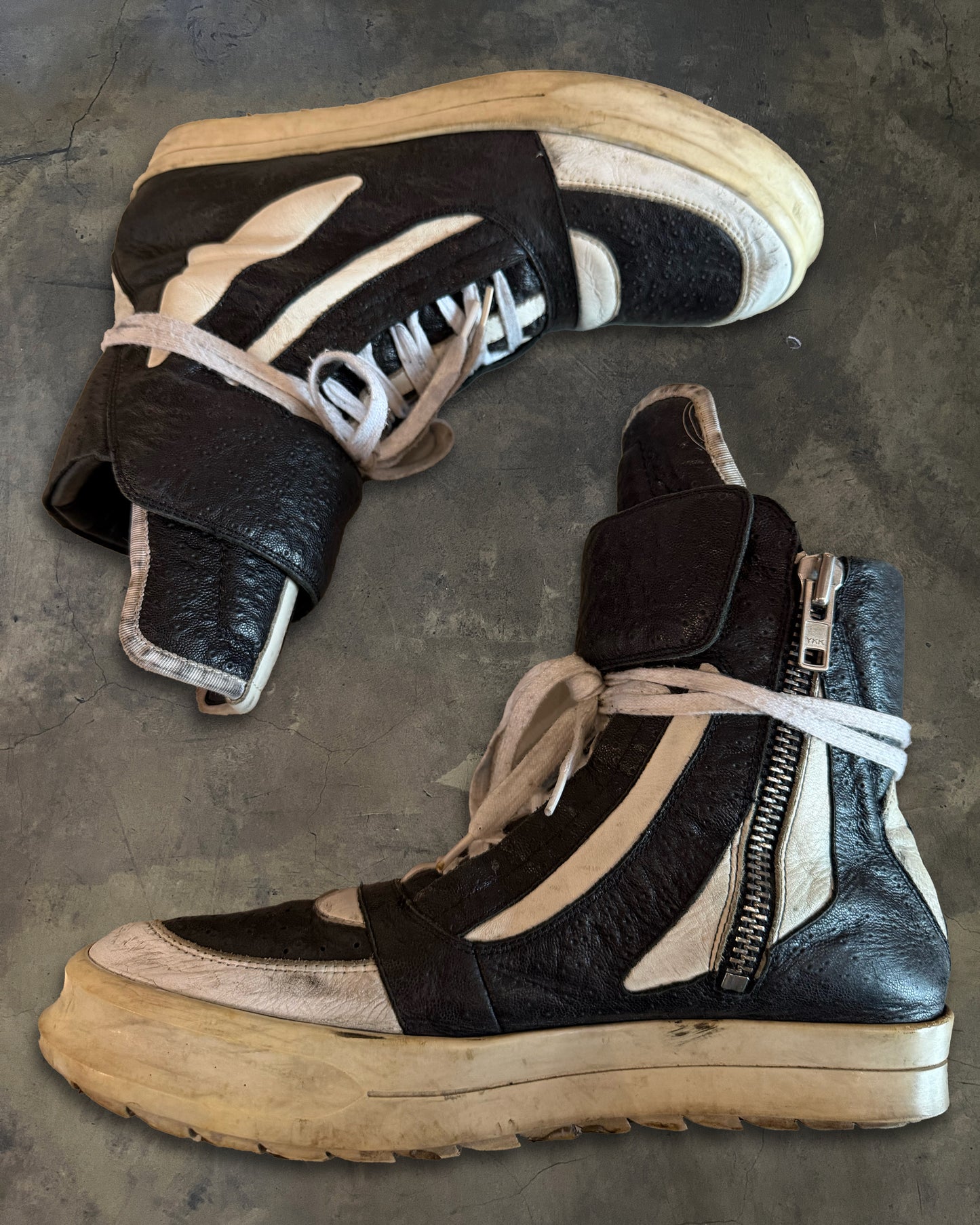 CAMILLA SKOVGAARD OSTRICH LEATHER HIGH TOPS