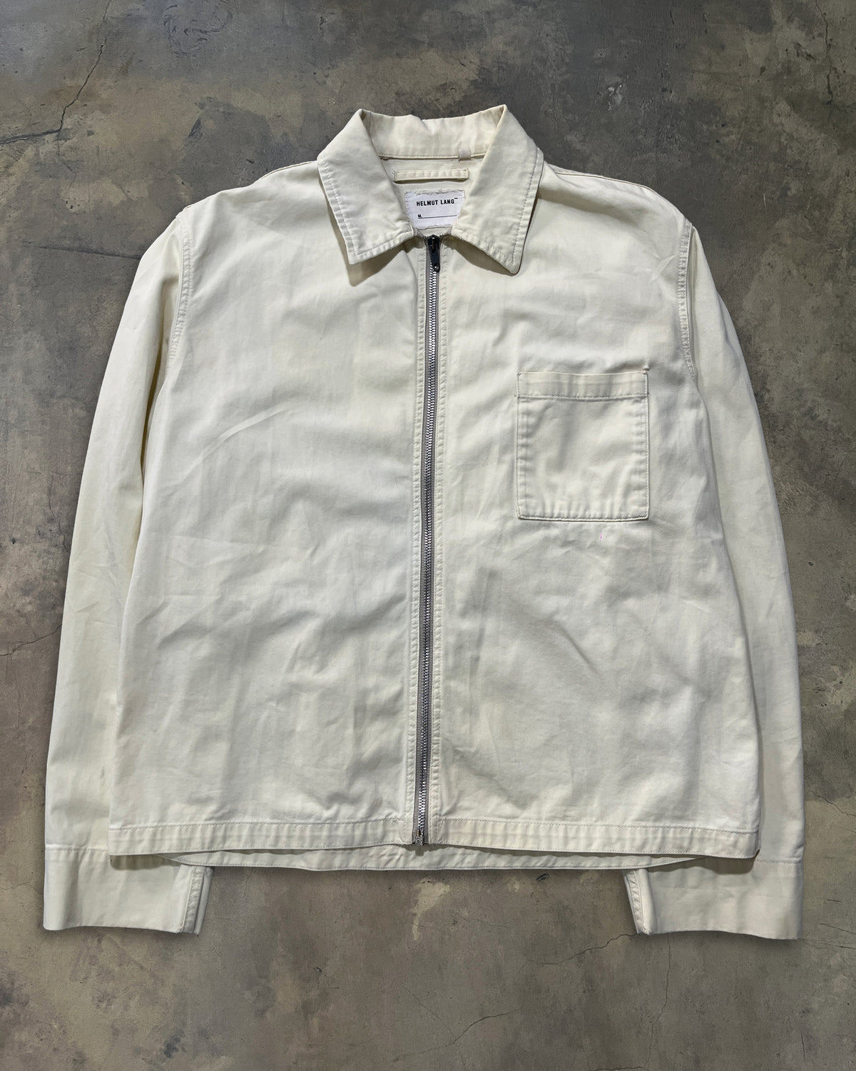 HELMUT LANG SS00 ONE POCKET COTTON TWILL JACKET – glam archive