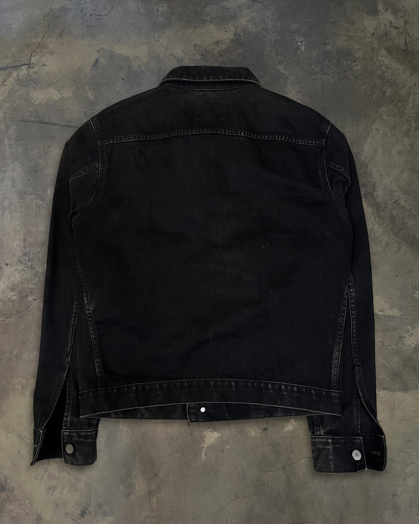 HELMUT LANG AW1998 BROKEN-IN DENIM LOWER 2 POCKET JACKET