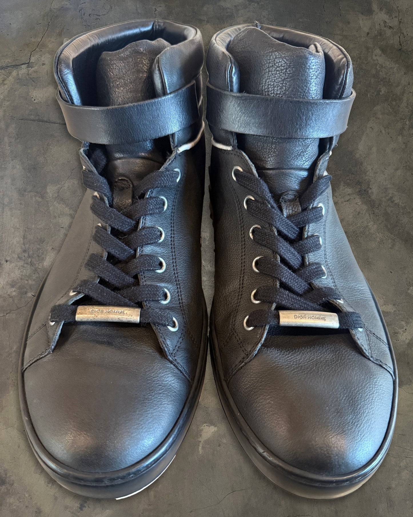 DIOR HOMME 2014 LEATHER STRAP HIGHTOP