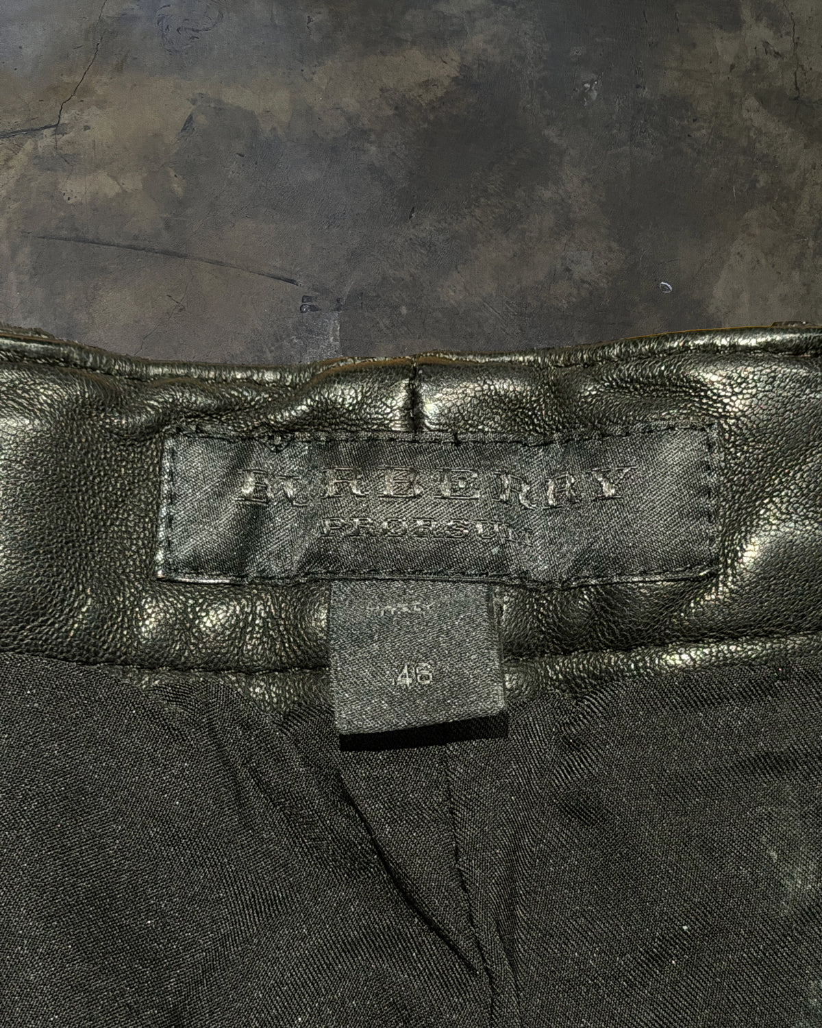 BURBERRY PRORSUM SS2011 RUNWAY LEATHER BIKER PANTS