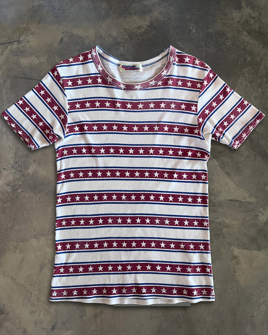 VINTAGE HYSTERIC GLAMOUR STAR STRIPPED TEE