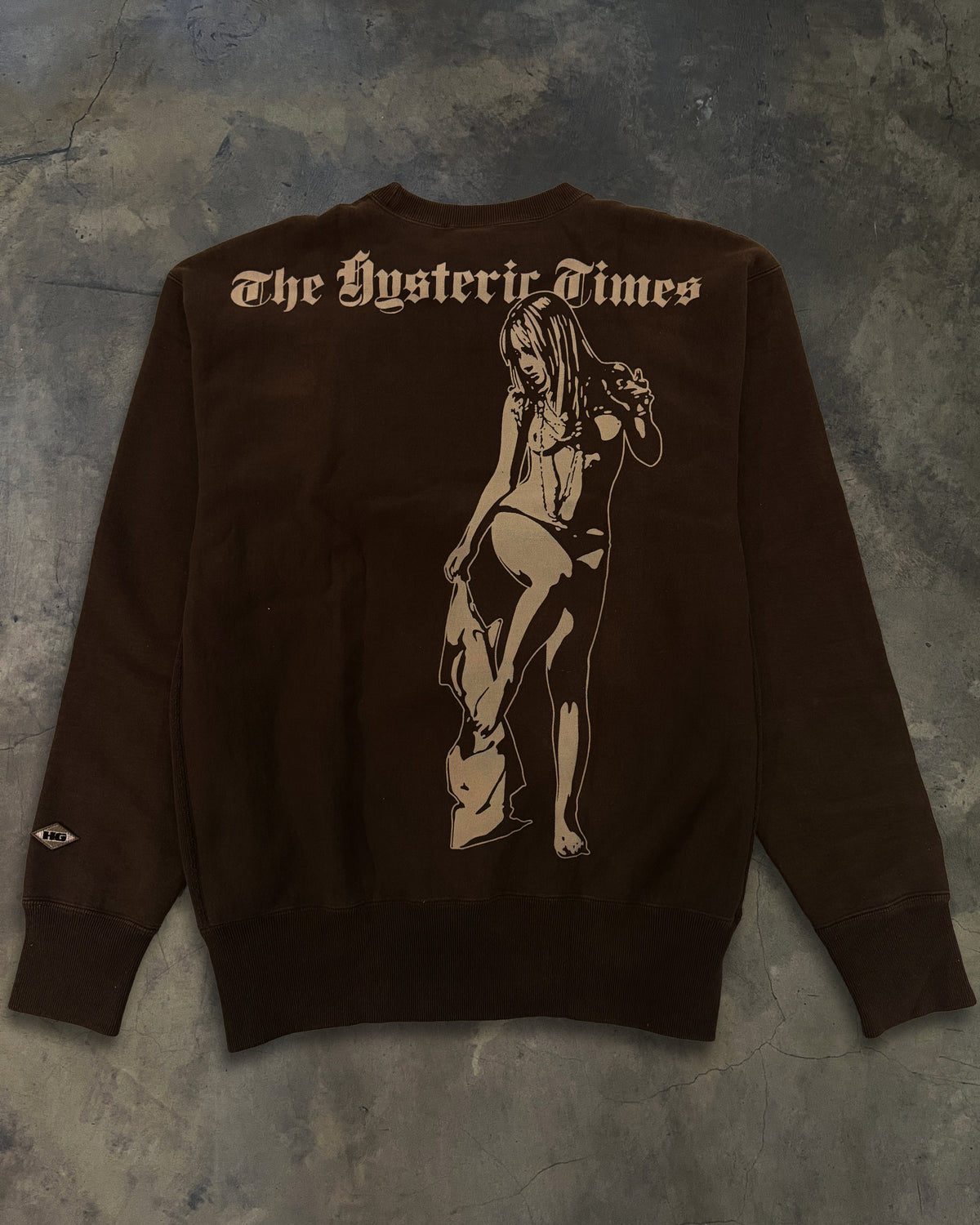 HYSTERIC GLAMOUR ' THE HYSTERIC TIMES' SWEATSHIRT