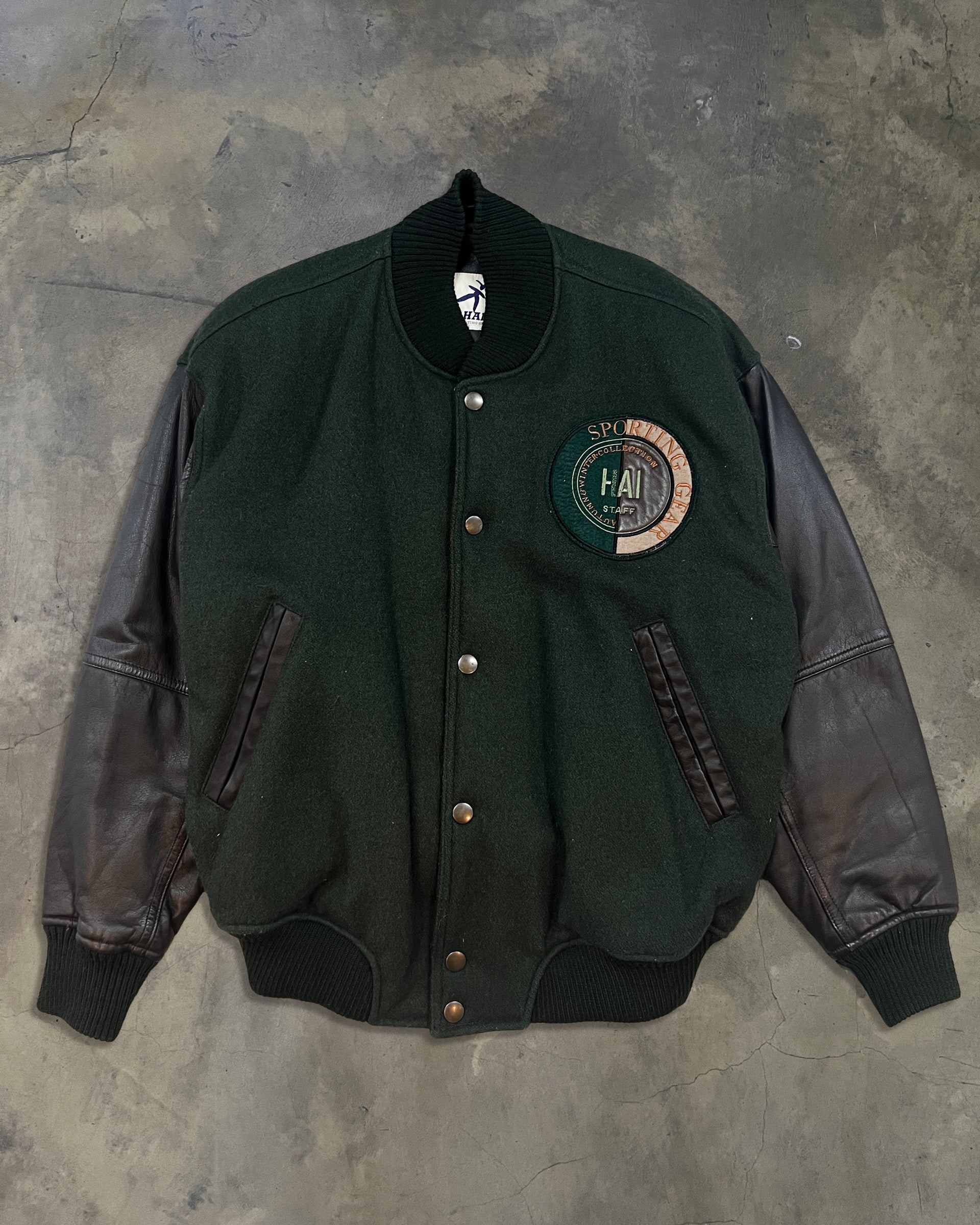HAI BY ISSEY MIYAKE AW1985 VARSITY JACKET – glam archive