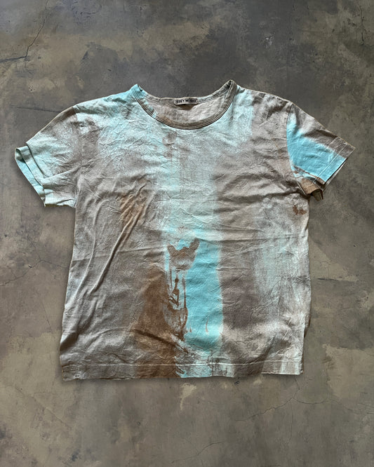 ISSEY MIYAKE PRINTED ABSTRACT TEE