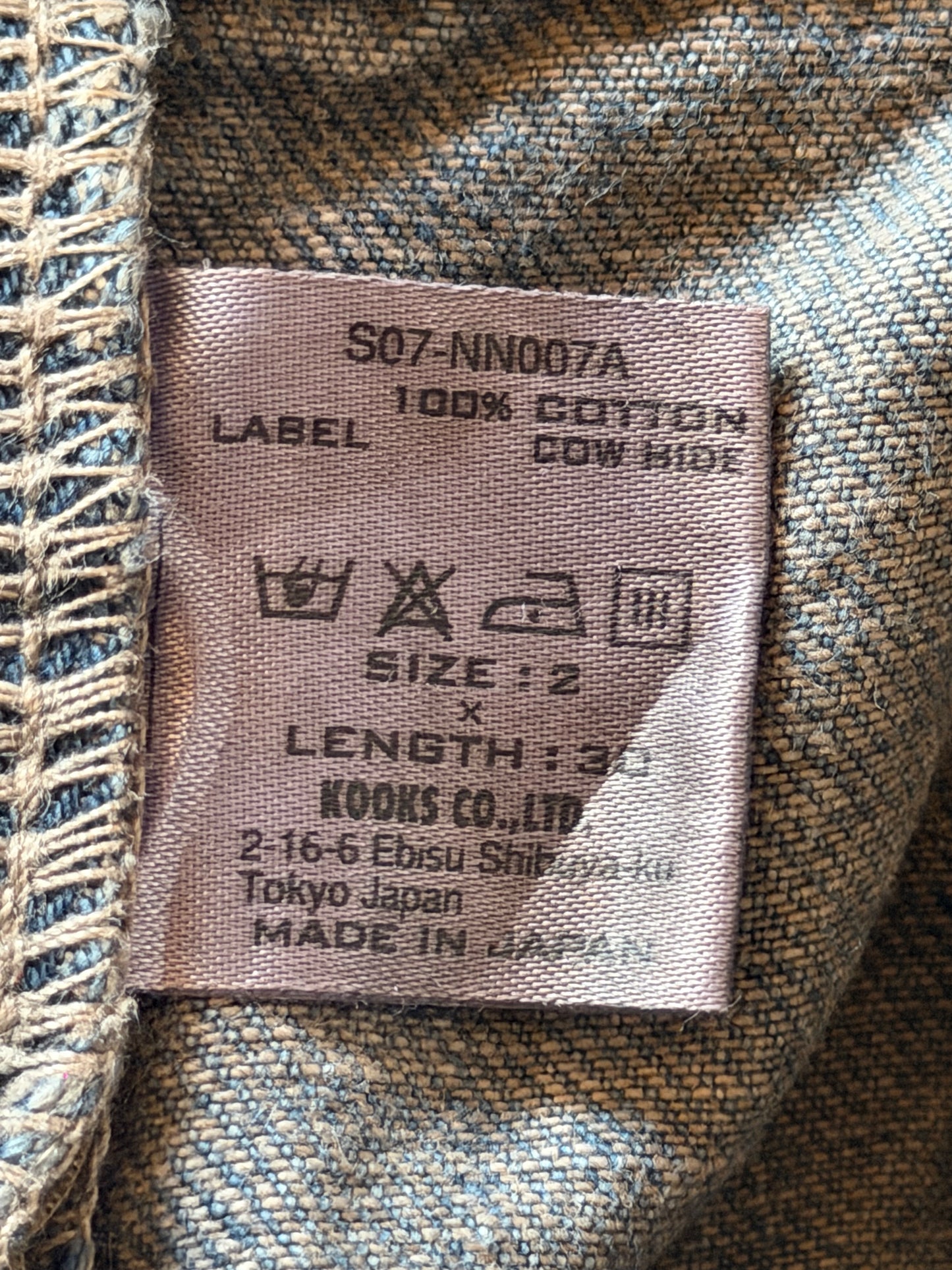 NUMBER NINE SS2007 " ABOUT A BOY" MUDWASH DISTRESSED PAIN DENIM